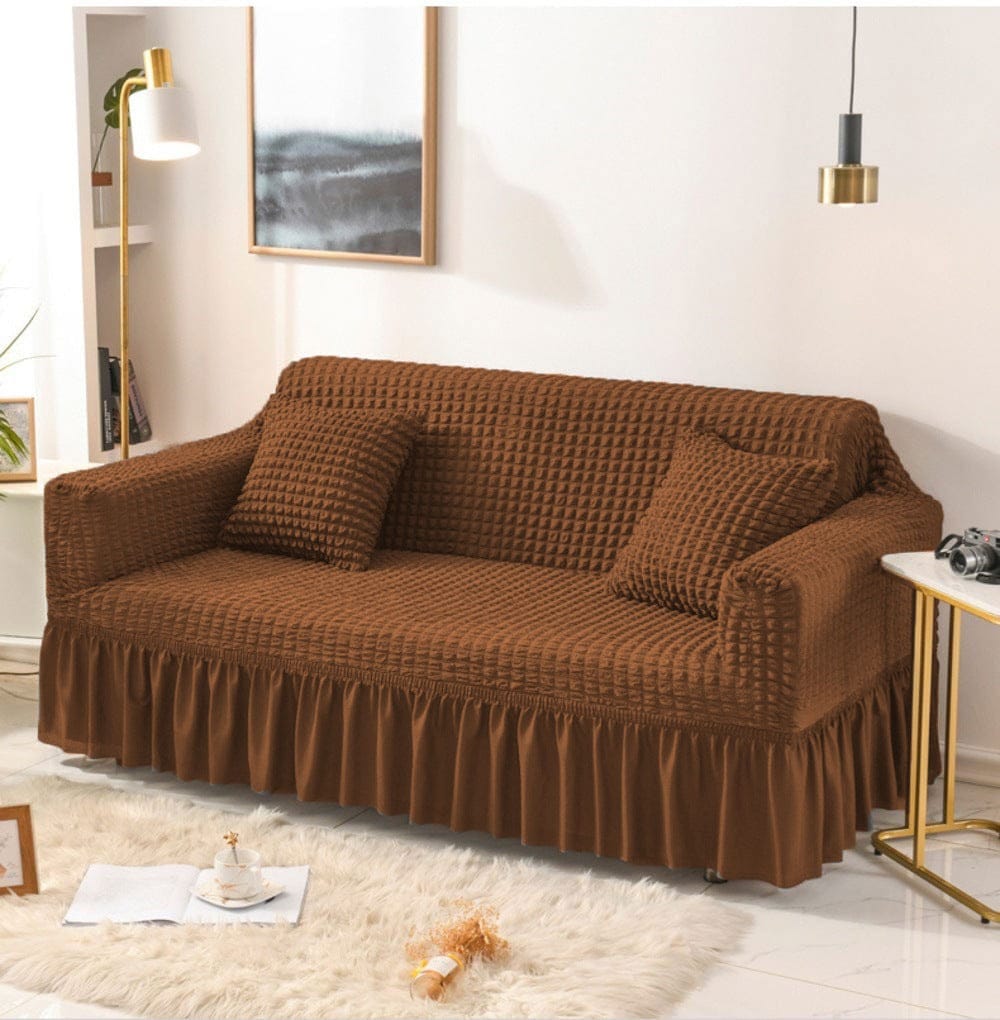 Bubble Style Sofa Cover - Copper