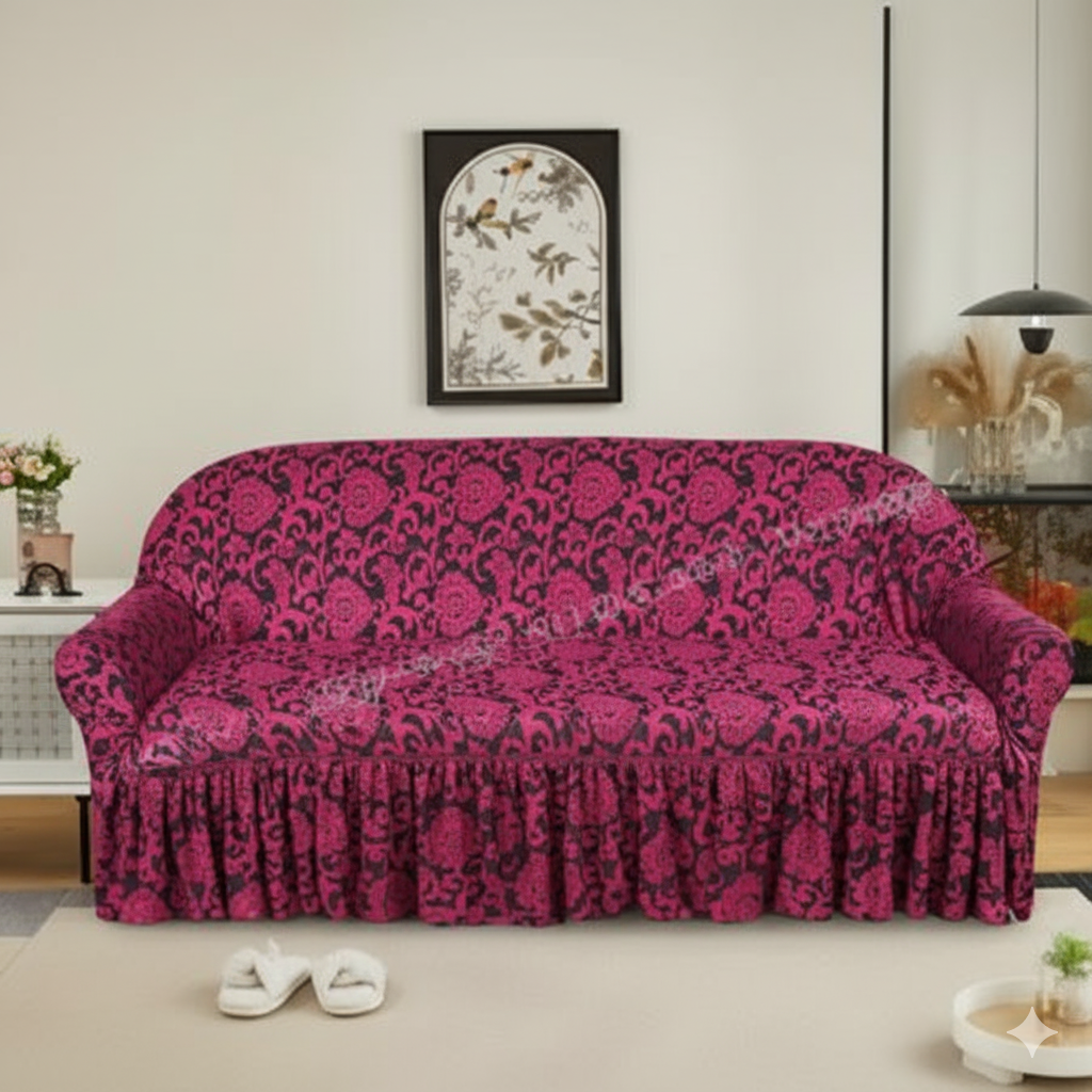 Luxury Embossed Jacquard Sofa Cover