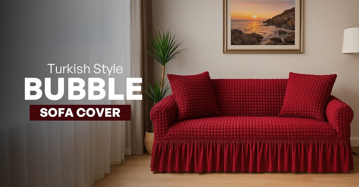 TURKISH BUBBLE STYLE SOFA COVER