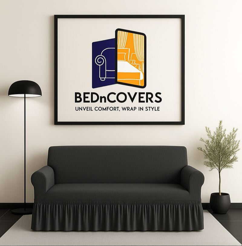 Turkish style Mesh Sofa Cover - Grey