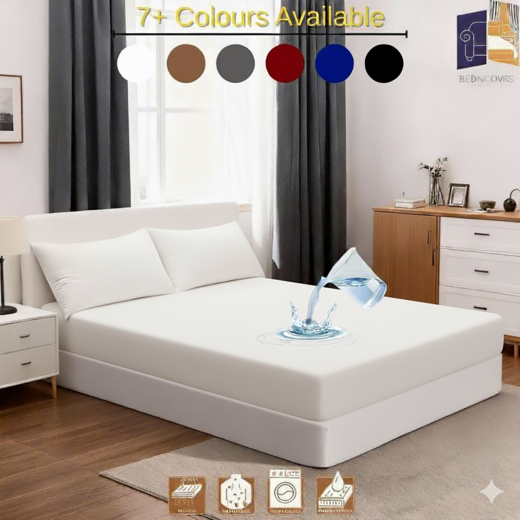 Waterproof Mattress Cover - White