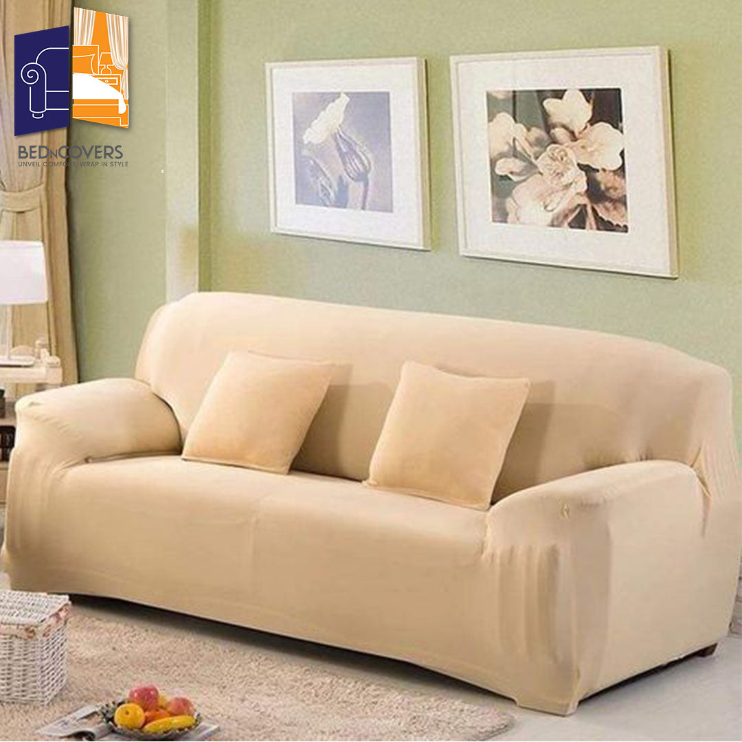 Jersey Sofa Covers - Beige