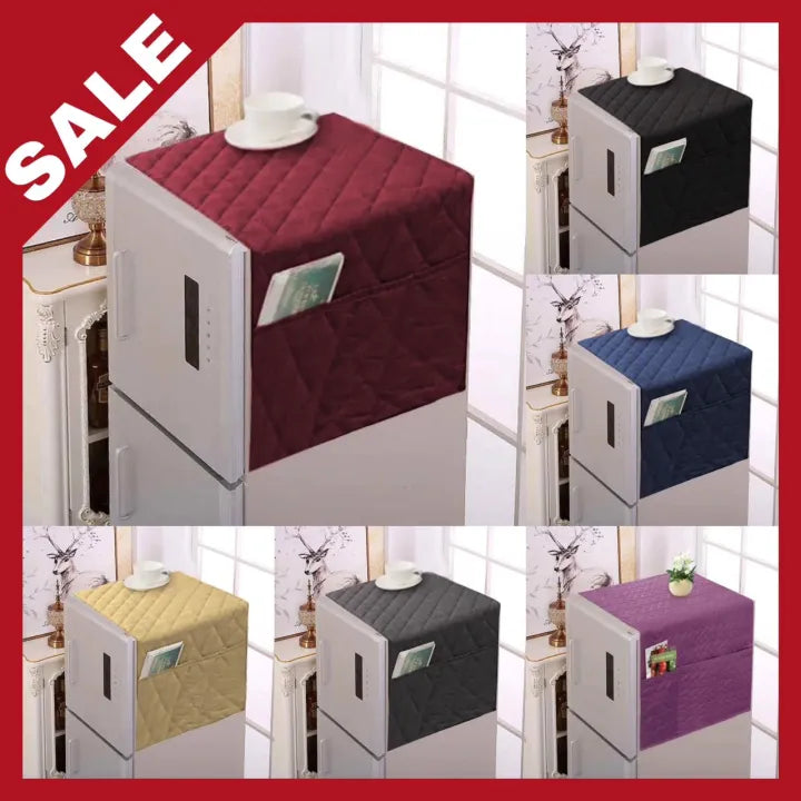 Ultrasonic Quilted Refrigerator Covers With Side Pockets