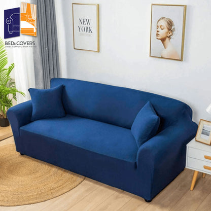 Jersey Sofa Covers - Blue