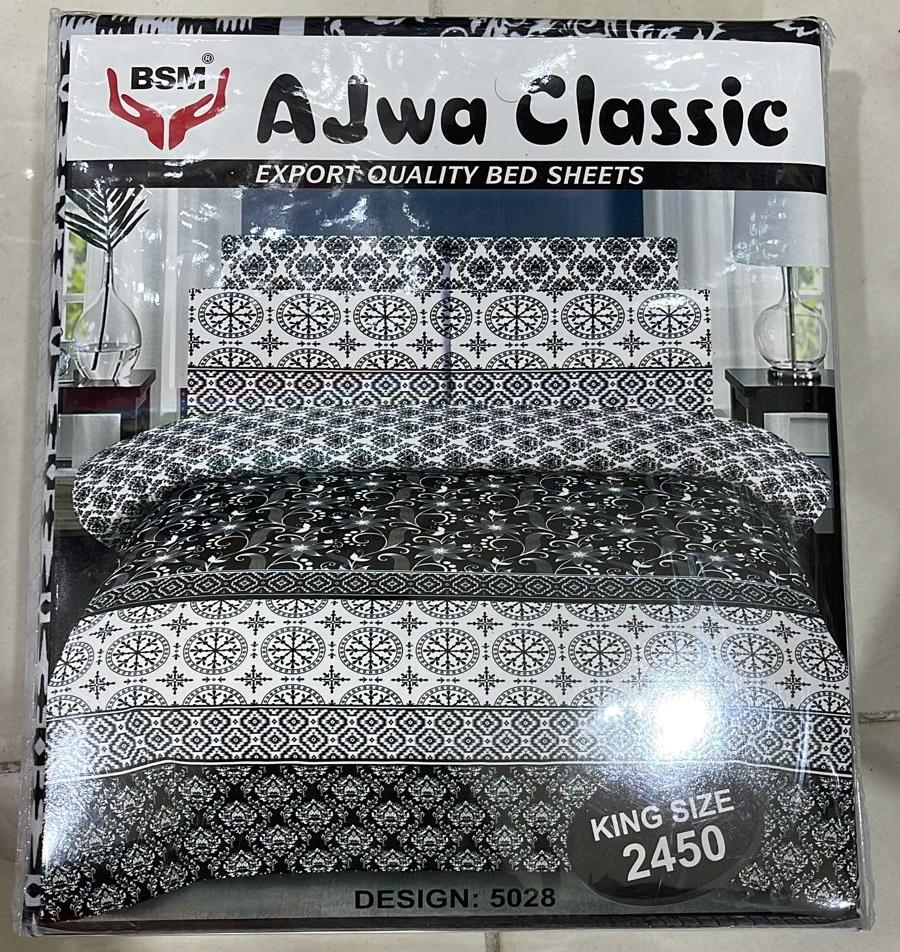 Ajwa Colletion Printed Bed Sheet Sets