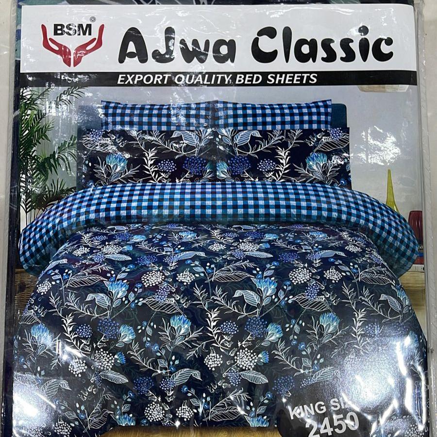 Ajwa Colletion Printed Bed Sheet Sets