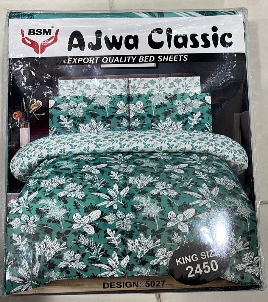 Ajwa Colletion Printed Bed Sheet Sets