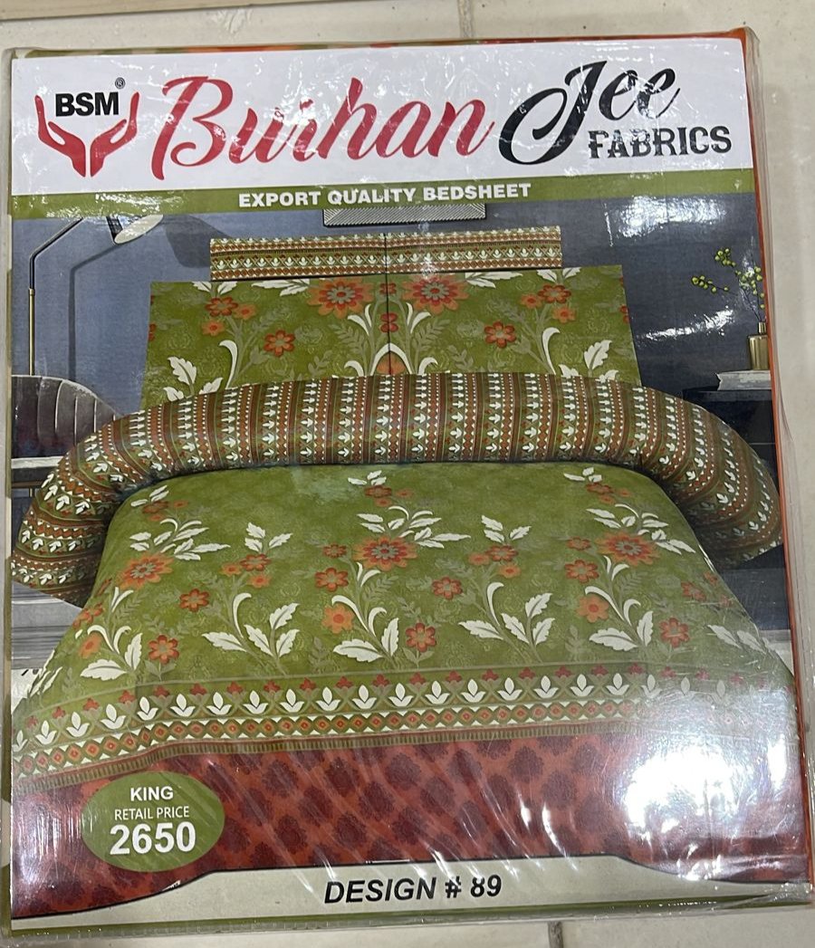 Burhan Jee Printed Bed Sheets Sets