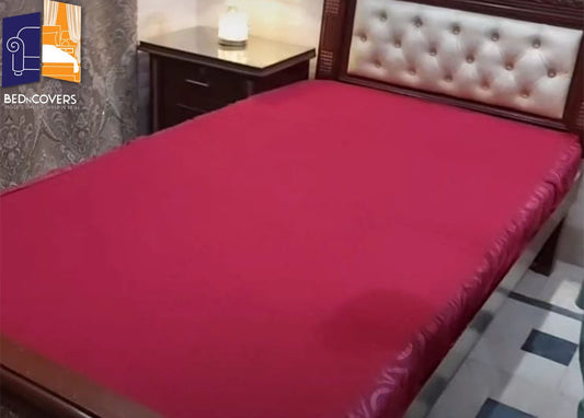 Waterproof Mattress Cover - Maroon