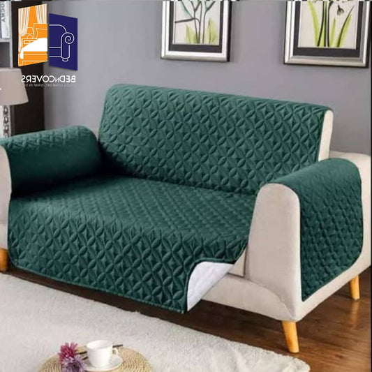 Quilted Protectors Sofa Covers - Green