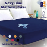 Waterproof Mattress Cover - Navy Blue