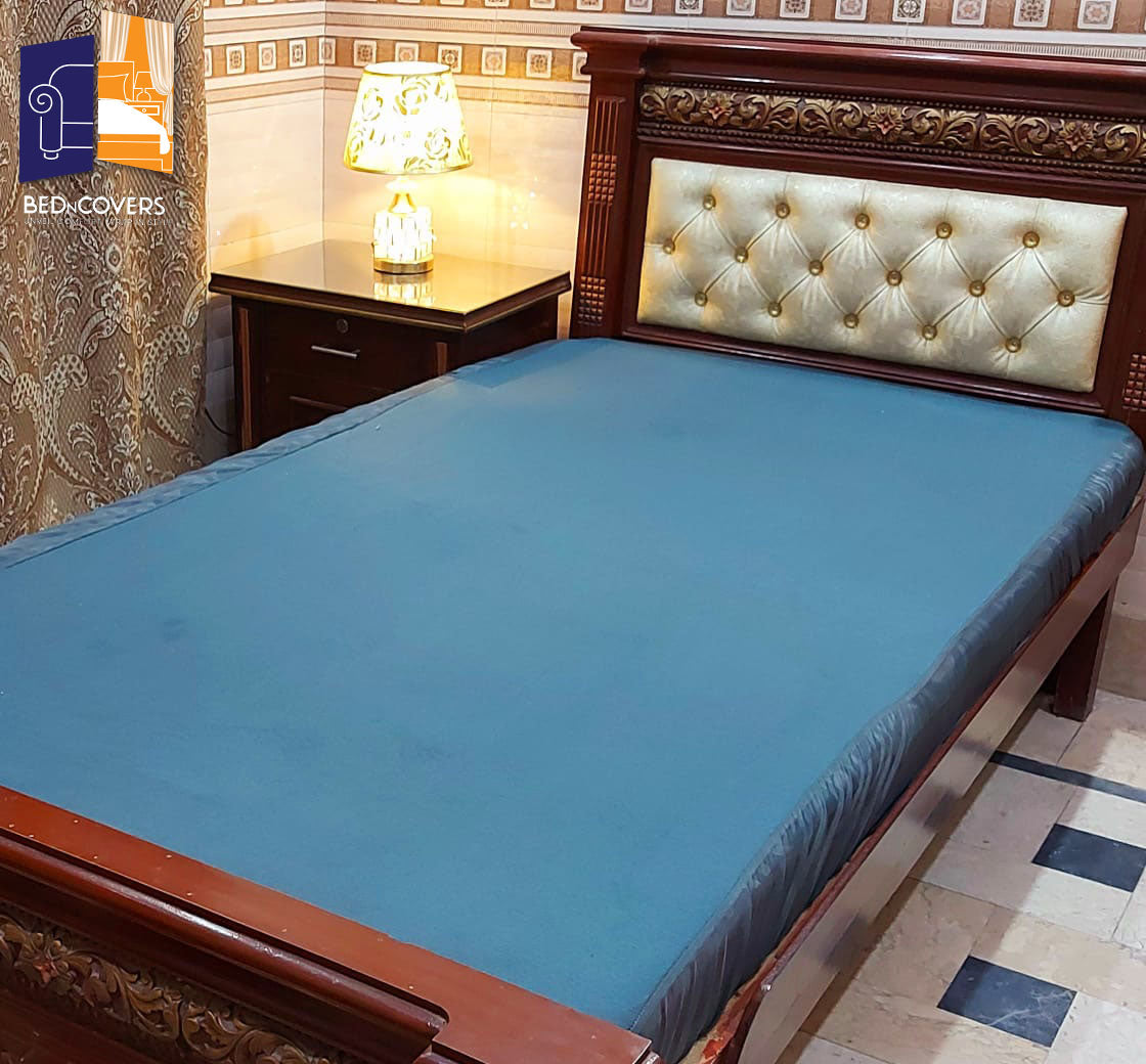 Waterproof Mattress Cover - Blue