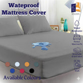 WATERPROOF MATTRESS COVER-GREY