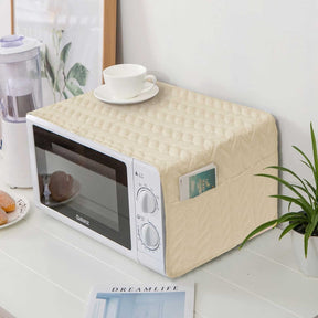 Kitchen Dustproof Microwave Own Storage Pocket Cover