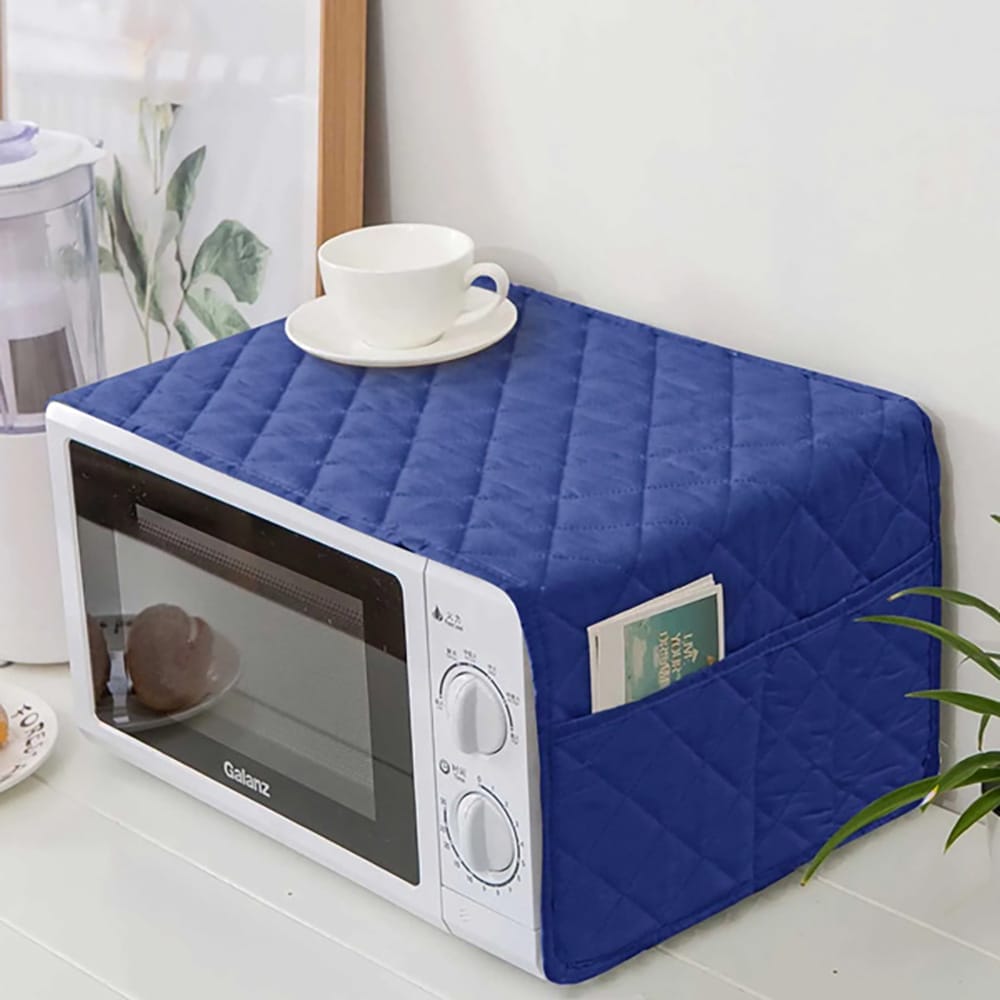 Kitchen Dustproof Microwave Own Storage Pocket Cover