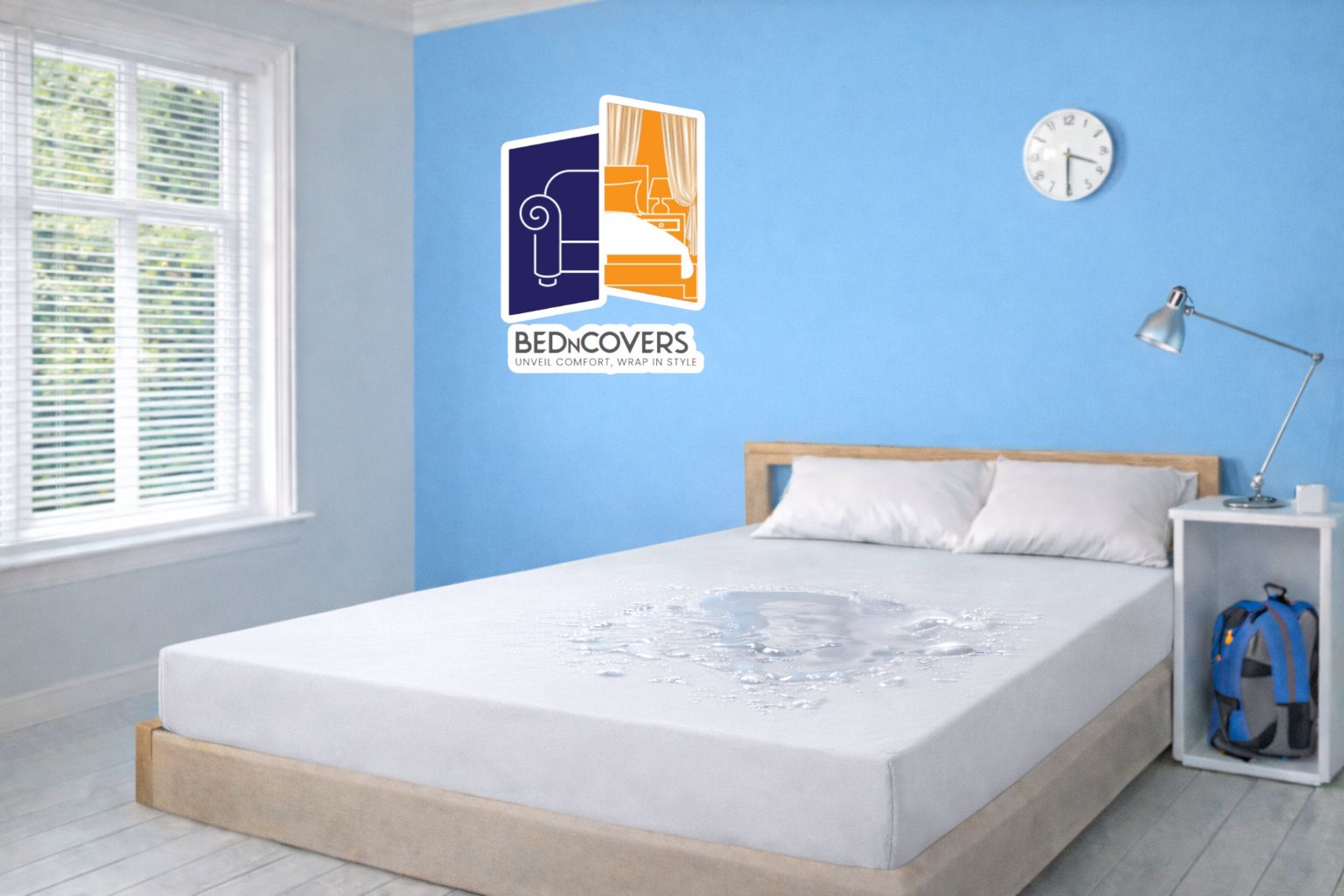 Waterproof Mattress Cover - White